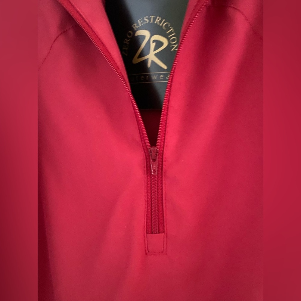 ZERO.. WOMENS Red Half-Zip Jacket - Picture 5 of 16